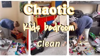 Tidying my son’s VERY messy bedroom