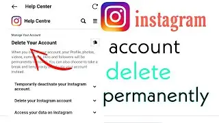 How to delete instagram account | Instagram account delete kaise kare permanently | Insta id 2022
