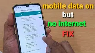 mobile data on but no internet fix | connected but no internet access fix