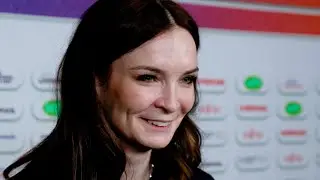 Sarah Korngold (Shilese Jones's coach) - All-Around Final Interview - 2022 World Championships
