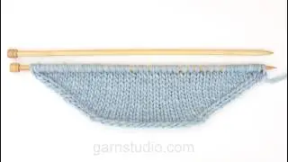 How to work 2 stitches in 1 stitch each side of the piece – both from the right and wrong side