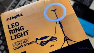 Unboxing Best Budget DIGITEK 14 inch LED Ring Light for Photography & Video Shoots, Makeup, Vlogging
