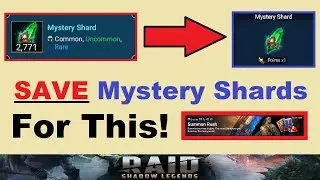Save ~MYSTERY SHARDS~ For This!.. Event Efficiency Tips [RAID: Shadow Legends]