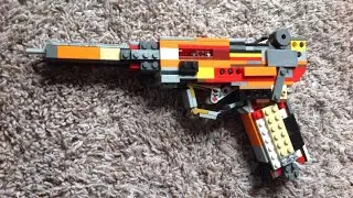 Lego Luger P08 Update (working blowback rubberband gun) Devilzcalls Mech