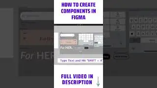 How to create Components in Figma