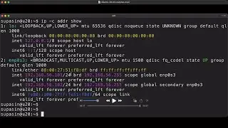 Ubuntu 20.04 : Change IP Address