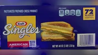 RECALL ALERT: Kraft Heinz recalled more than 80,000 cases of sliced American cheese products