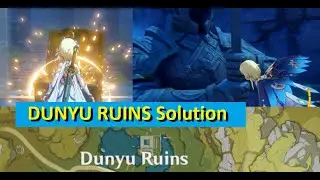 Genshin Impact Dunyu Ruins Solution - Solving the Puzzle Rewards Luxurious Chests - Torches Spirits