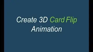 How to Create Card Flip CSS3 Animation