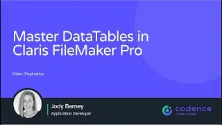 Mastering DataTables in Claris FileMaker Pro 2.4  - Pagination