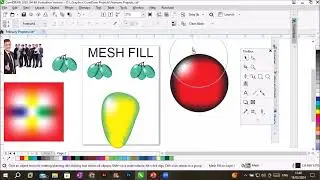 CorelDraw Class-Twenty Six | How to apply Mesh Fill in CorelDraw | To create smooth color transition