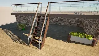 Drawing an Alternating Tread Staircase in Revit