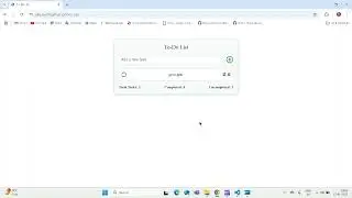 TODO LIST  Coding Ninjas Frontend Skill Test- Todo List