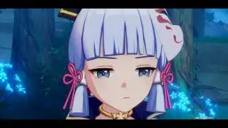 AYAKA HACE EL BAILE DE LA GARZA PARA LA PROTA!  CINEMATICAS GENSHIN IMPACT 🌷