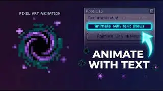 How to Animate Pixel Art with TEXT