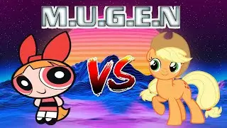 MBTG MUGEN: DG Blossom vs. Applejack (AI Match)