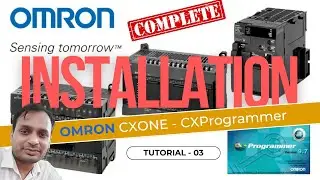 Omron PLC Training 3 - How To Install CX Programmer - CX One Omron PLC Software suite V4