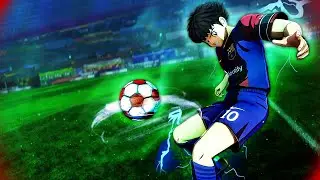Tsubasa Facing Against Napoli vs Barcelona - Captain Tsubasa