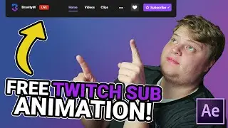 FREE Twitch Sub Animation!!
