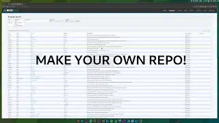 Host your own pacman repo!