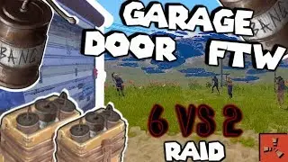 RUST | INTENSE 6 vs 2 / SALTY CLAN ONLINE RAIDS DUO with HELP from ADMIN? Part 2 (GARAGE DOOR OP!)