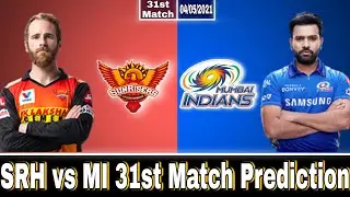 IPL 2021 | MATCH:-31 | SRH vs MI | कौन जीतेगा आज का मैच | Aaj Ka Match Kaun jitega | Head2Head