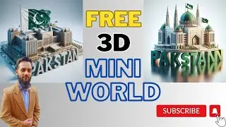 Trending 3D Micro-world free using AI Site/3D island / Mini world