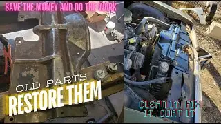 REFINISHING OLD CAR PARTS