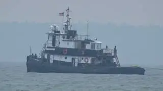 Tug boat lake Michigan