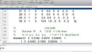 Ex 6.11 | IEEE-30 Bus Newton Raphson method using MATLAB | Power System Analysis Hadi Saadat