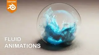 Simulate awesome fluid with a particle system in Blender | Animation in Blender