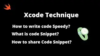 How to code fast? | iOS 15.0
