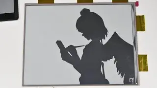 Bad Apple on an E-ink E paper display (2022)