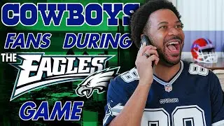 Cowboys Fans During the Eagles Game