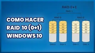 Como hacer un RAID01 (0+1) en Windows 10 | DIEGO LITTLELION