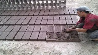 Incredible Fast And Creative Construction Worker Make Tiles And Bricks Part 3