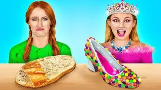 123 GO! Бедная против богатой еды | Кулинарные хитрости, которые ты должен попробовать