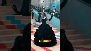 Top 5 Best Dressed From The Met Gala 2023 #shorts