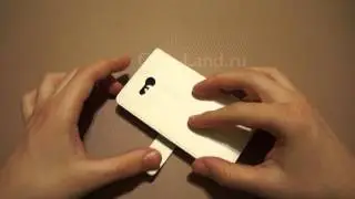 Белый чехол книжка для Nokia Lumia 820