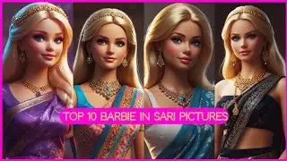 Top 10 AI-Generated Barbie Images in Stunning Sari's