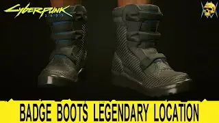 Cyberpunk 2077 Badge Combat Boots Free Legendary Location