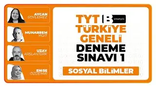 3D Türkiye Geneli Deneme Sınavı 1 - TYT - B Kitapçığı Sosyal Bilimler Soru Çözümleri
