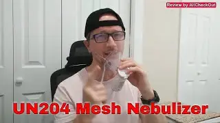 Ultrasonic Medical Mesh Nebulizer (Model UN204 UN-204) - Personal Inhaler Atomizer QUICK REVIEW