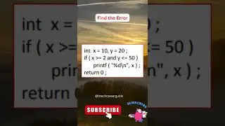 Find The Error | Question - 16 | 