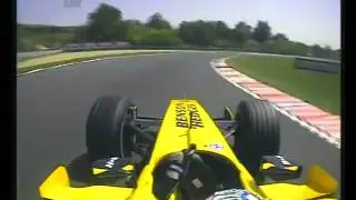 F1 Hungary 2005 Qualifying   Narain Karthikeyan Onboard 480p