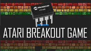Play Atari Breakout on ATtiny85 - based Breadboard Game Console