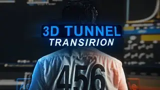 3d tunnel transition tutorial on after effects