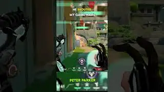 HE SHOUTED MY NAME PETER PARKER