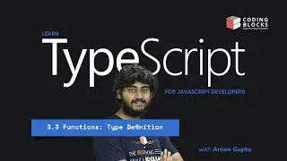 3.3 Functions - type definition | TypeScript for Javascript Developers