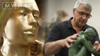 Sculptor Phillip Piperides immortalises the Bee Gees in bronze | My Way